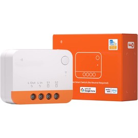 Sonoff ZBMINIL2 Extreme Zigbee 3.0 Smart Lichtschalter, funktioniert mit Alexa, SmartThings Hub, Google Home, Sonoff ZBBridge (keine Neutral erforderlich)