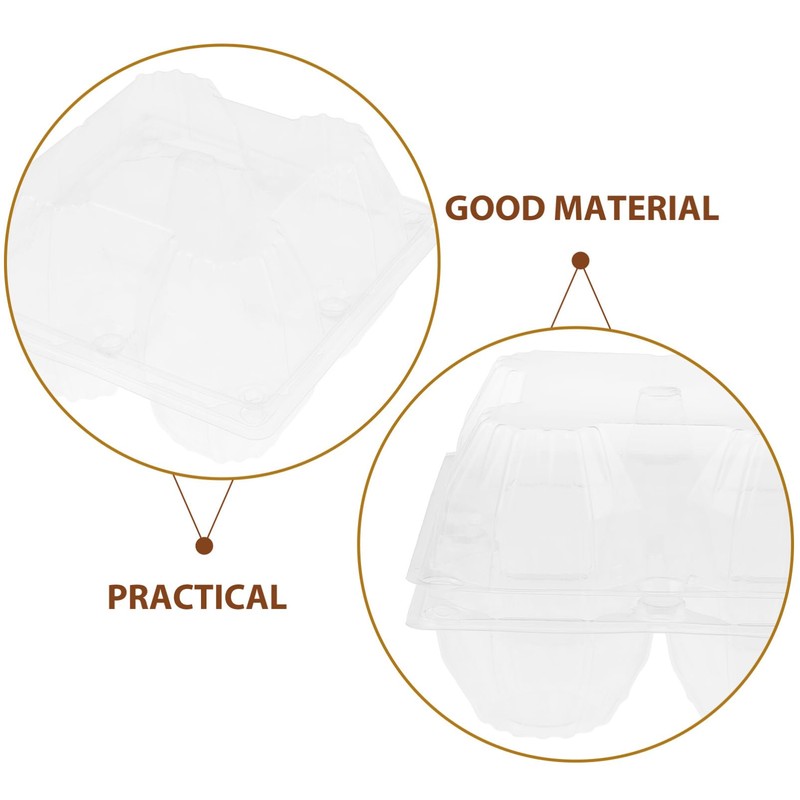 DOITOOL 6 Pcs Goose Egg Cartons 4-Slot Jumbo Duck Egg