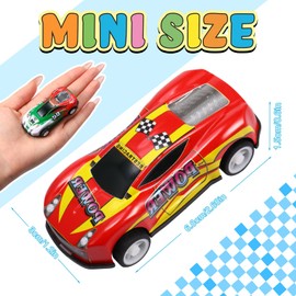 60 Pack Pull Back Toy Cars, Mini Die Cast Race Cars Vehicles Bulk, Treasure Box Toys for Classroom Goodie Bag Stuffers Pinata Fillers Prize Birthday Party Favors Car Toys for Teens Girls Boys