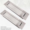 ZelongChen 2Pcs Sturdy Flush Mount Door Pulls Useful Metal Pocket