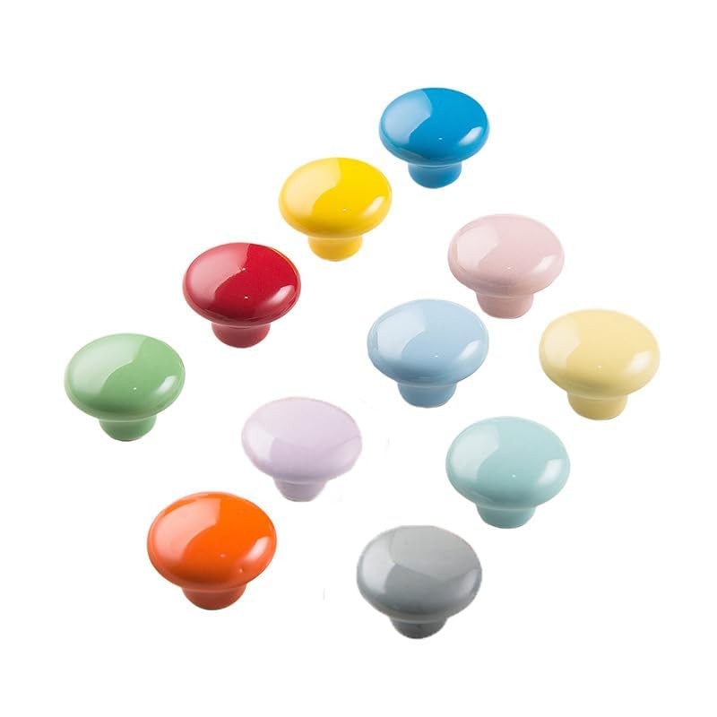 zalati Cabinet Knobs 20pcs Cupboard Handles Drawer Pulls Ceramic for