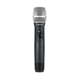 Phenyx Pro Professional Wireless Microphone, UHF Dynamic Mic, Metal Cordless Microphone, Handheld Transmitter for True Diversity System PTU-1U/PTU-2U with Selectable Frequencies (PWH-12)