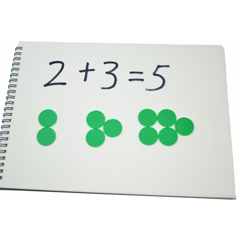 Smartdealspro Set of 100 25MM/1 Inch Opaque Plastic Learning Counting