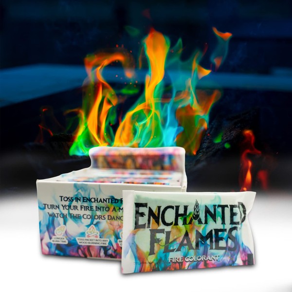 Enchanted Flames Pack of 25 Fire Changing Color Packets for