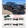 Auto 2PCS Doors Gloss Black AT4X OVERLAY Emblem 2023+ GMC