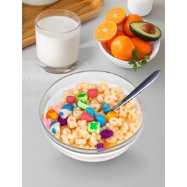 Funny Cereal Candle Bowl, Vanilla Scented Soy Candles with Metal Spoon, Cute Candles Gifts, Cool Candles Gifts