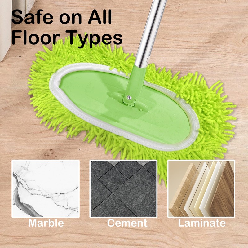 Rwotlls Reusable Microfiber Mop Pads Compatible with Swiffer Sweeper, Dry