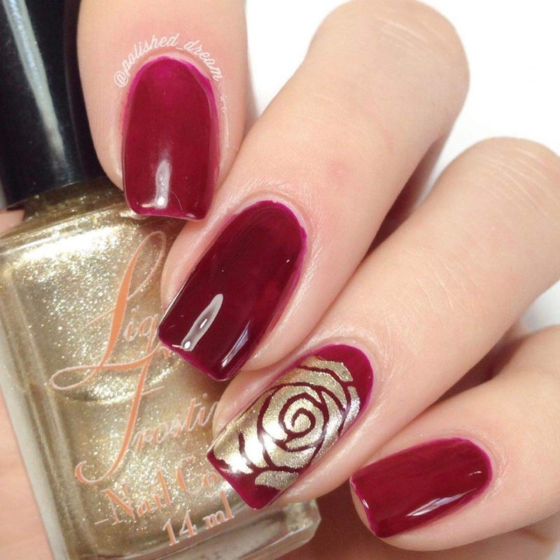 Whats Up Nails - Rose Petals Nail Stencils Stickers Vinyls