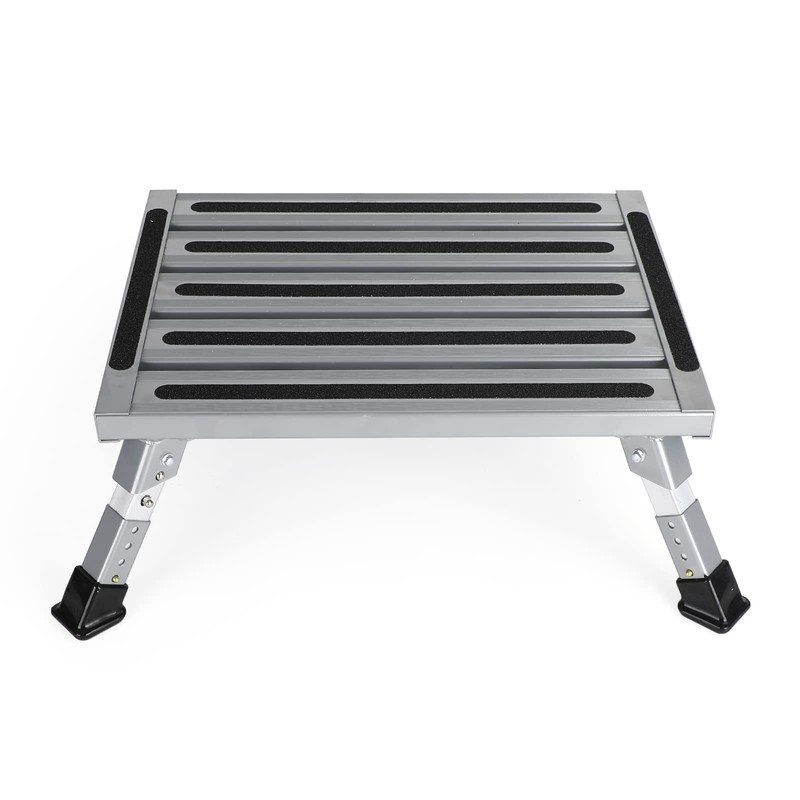 Artudatech RV Steps Platform, Folding Aluminum Platform RV Step Stool