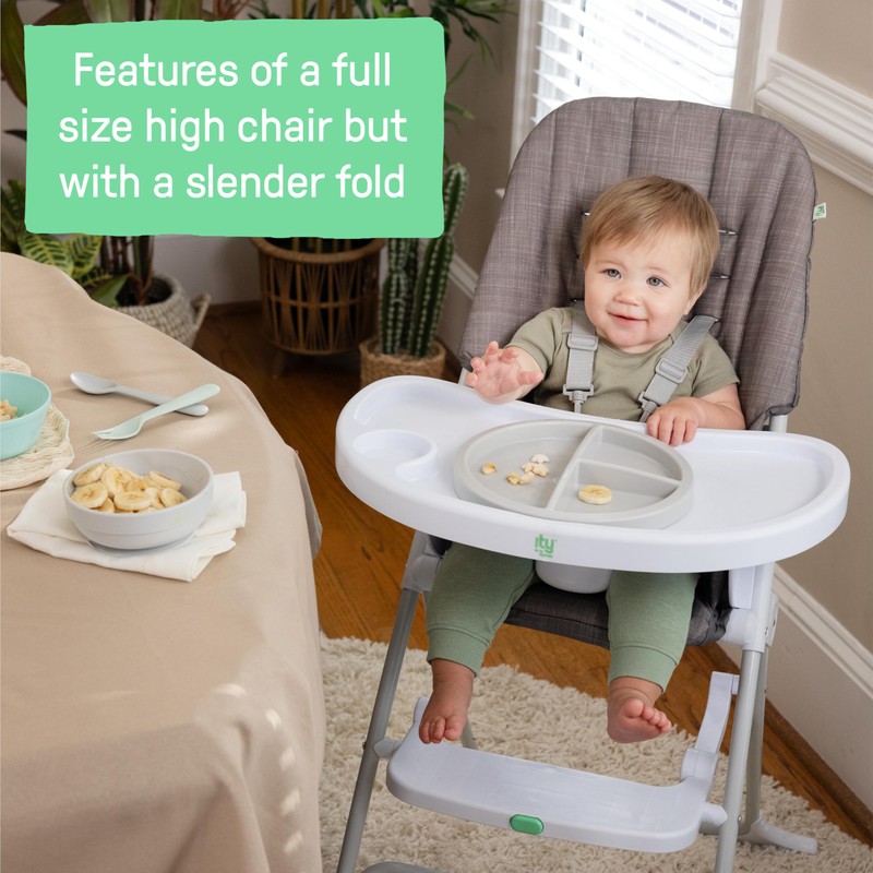 Ingenuity: ity by Ingenuity Sun Valley Compact Folding High Chair,