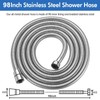 RUMOSE 98 inches Shower Hose Extra Long Stainless Steel Shower