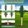 Gaderth 37 Lbs Fence Post Driver with Handle,Manual T Post