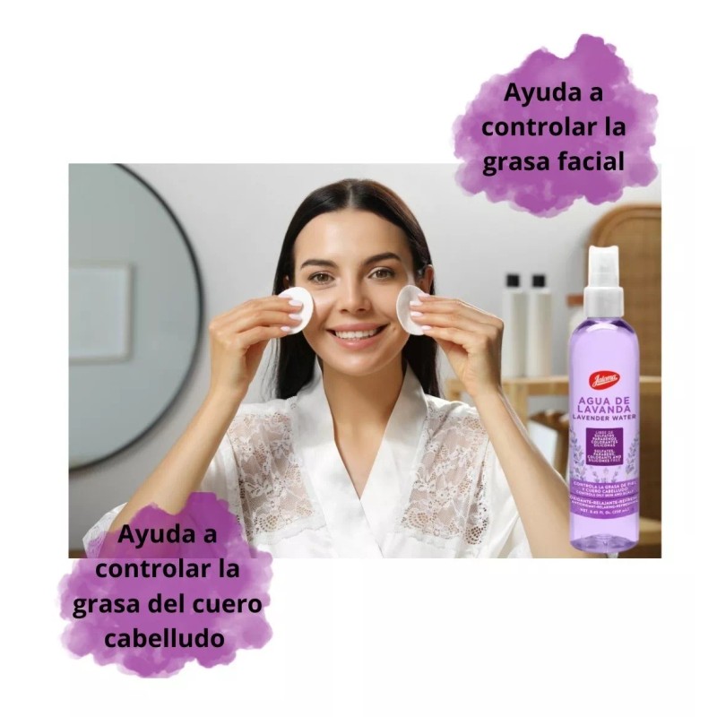 Jaloma Tónico Facial Agua De Lavanda Control De Grasa 250ml