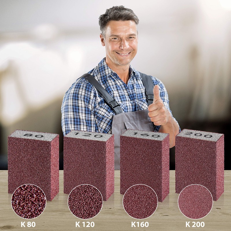 TOOLCORE® Sanding Sponge Set – XXL | 8 Pieces -