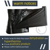 Gersoniel 3 Rolls 60 Meters Black Osmotic Plastic Body Wrap