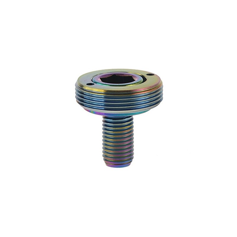 Dingtai Titanium Crank Bolt Screw M8X15mm Extractor Sleeve Rainbow Color