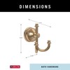 Delta Mylan (1-Pack) Towel Hooks Champagne Bronze Triple Wall Mounted