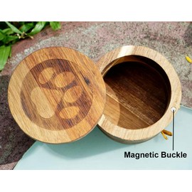 YMIOOJY Wooden Pet Urn for Cremation Ashes, Pet Memorial Funeral Urns Box,Storing Bone Ashes Urn for Loving Dog or Cat,Cremation Keepsake Burial Ash Box(3.5" x 3.5" x 2.5")
