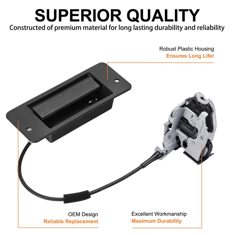 SYERAL E150-E350 Vans Rear Door Latch Assembly 8C2Z-15431A03-A Compatible with