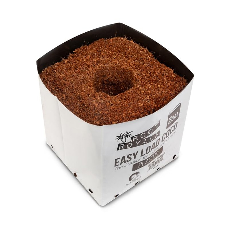 DL Wholesale Root Royale Easy Load Coco Coir Plastic Grow