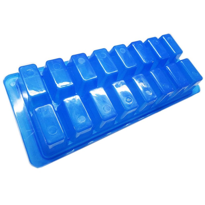 1 piece Nuvalu Plastic 16-Cavity Ice Cube Tray With Lid