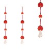 Aditri Creation Set of 2 Pink Lotus String Wall Hanging