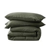 White Bamboo Lyocell Duvet Cover Set, 3-Piece Queen 78.74 x