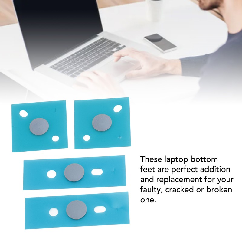4pcs Laptop Feet Replacement Anti Slip Laptop Foot Pads Bottom