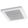 Homewerks 7114-02-HW DC Bathroom Fan 50-CFM 1.0 Sone White Ventilation