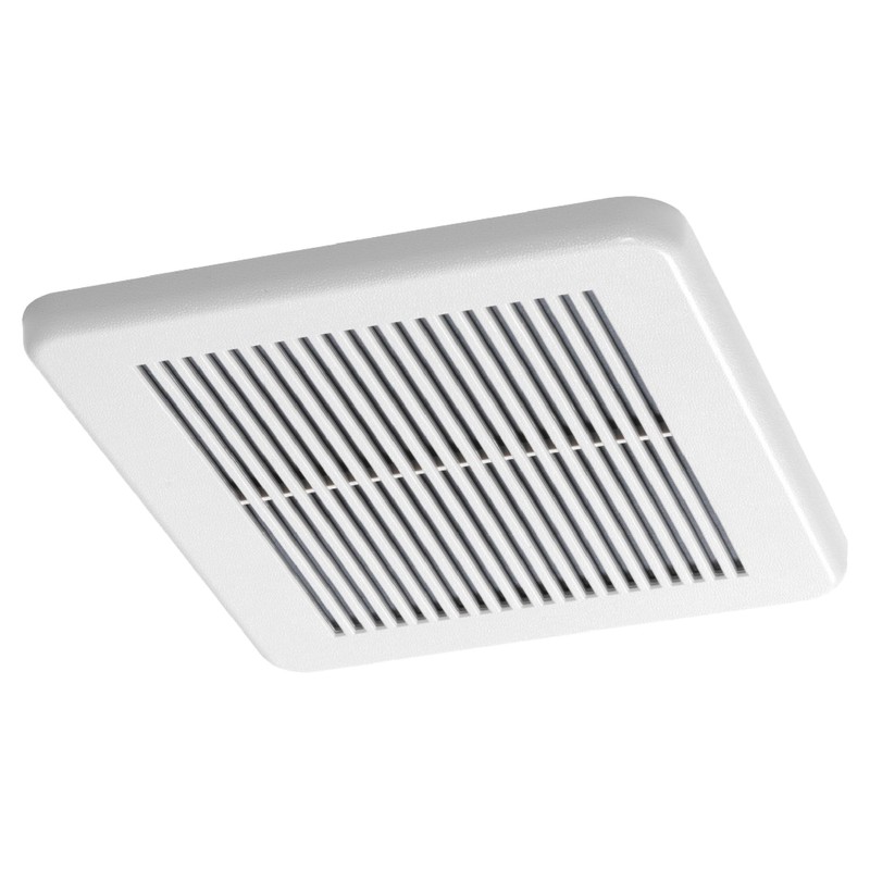 Homewerks 7114-02-HW DC Bathroom Fan 50-CFM 1.0 Sone White Ventilation