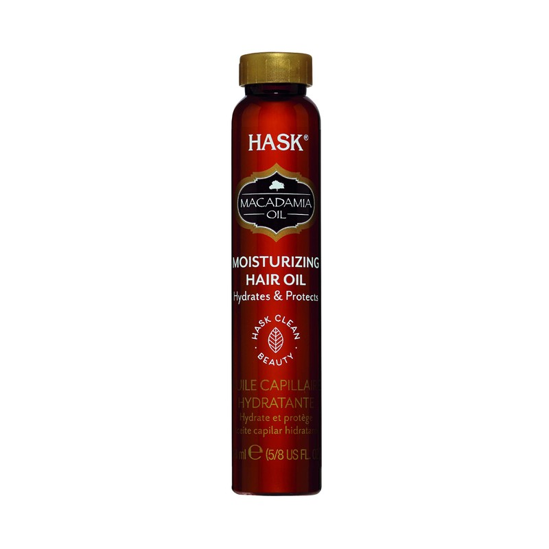 Hask Macadamia Oil Revitalizing Shine Hair Treatment, .625 Ounces