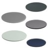 Grey Laser Cut Plastic Circles Acrylic Discs 3mm Tint Gloss