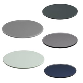 Grey Laser Cut Plastic Circles Acrylic Discs 3mm Tint Gloss Matt (100mm, Mid Grey Tint)