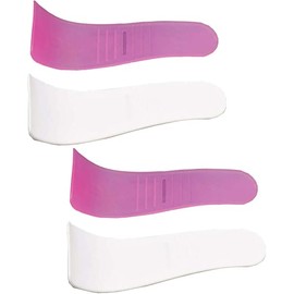 30Pcs Hair Wax Cleansing Spatulas Mask Scraper Plastic Makeup Sticks Depilatory Creams Hair Waxing Removal Beauty Tools (White and Pink)