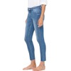 VERVET by Flying Monkey Blue Denim Cropped Skinny Jeans Distressed