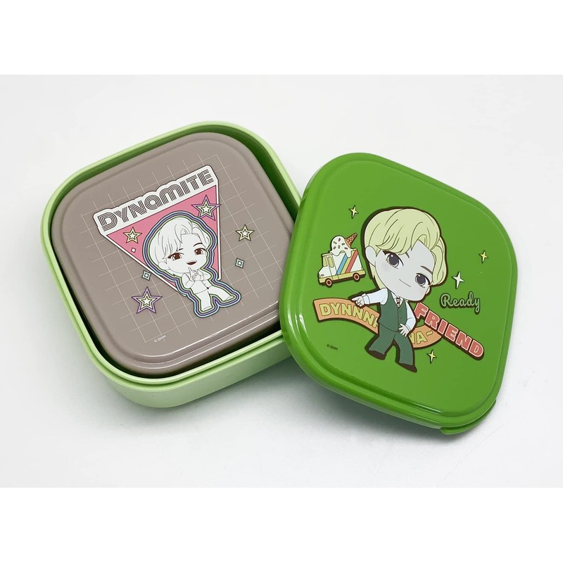 DYNAMITE TinyTAN Seal Container, 2-Piece Set, SSP-22, V Pattern [G]