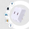 VEY14 Mini Travel Outlet Adapter Power Converter, 3 in 1