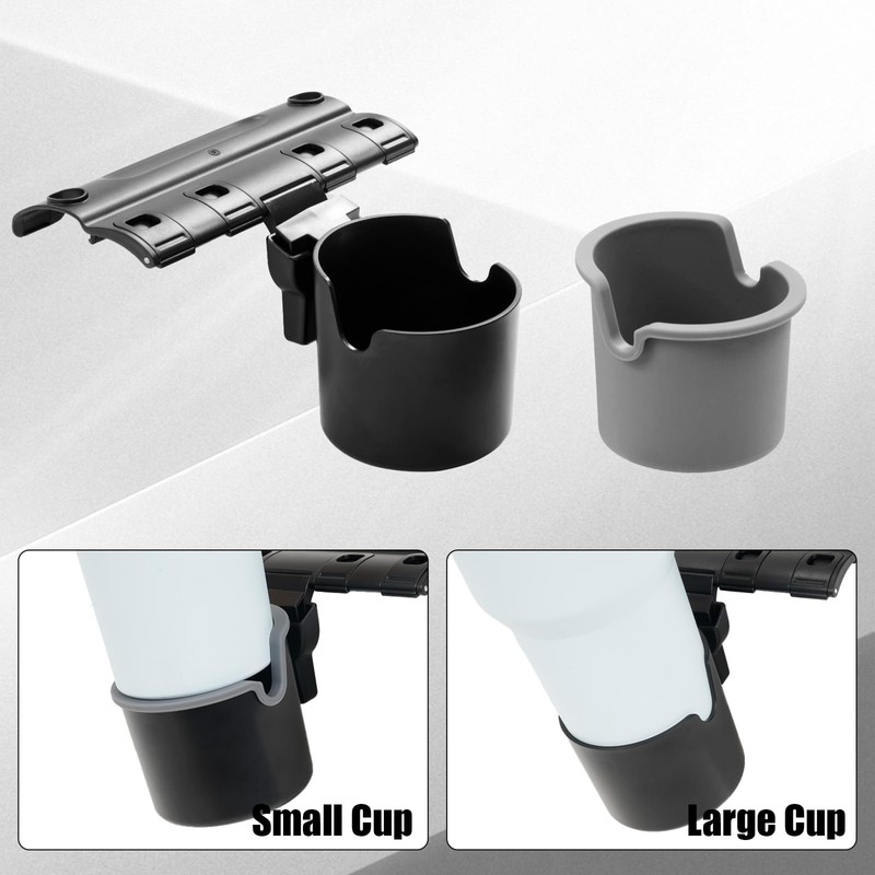 Mabett Headrest Hook with Electric Fan and Cup Holder Kit