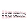 SINHOT French Tip Press on Nails Medium Coffin Fake Nails