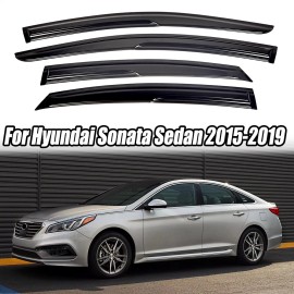 ZTT For Hyundai Sonata 2015-2019 18 Window Visor Rain Guard Vent Deflector Sun Shade