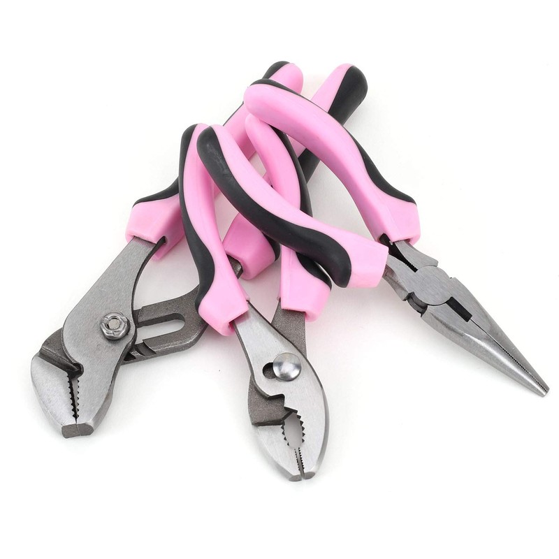 FASTPRO 267-Piece Pink Tool Set, Home Repairing Tool Kit with