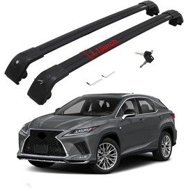 Cargo Racks for 2016-2022 Lexus RX RX350 RX450H RX350L RX450HL Roof Rack Cross Bars Rail Luggage Carrier Lockable Accessories (for Lexus RX350 RX450 2016-2022)