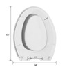 UF Toilet Seat for HOROW HWMT-8737 Elongated Toilet