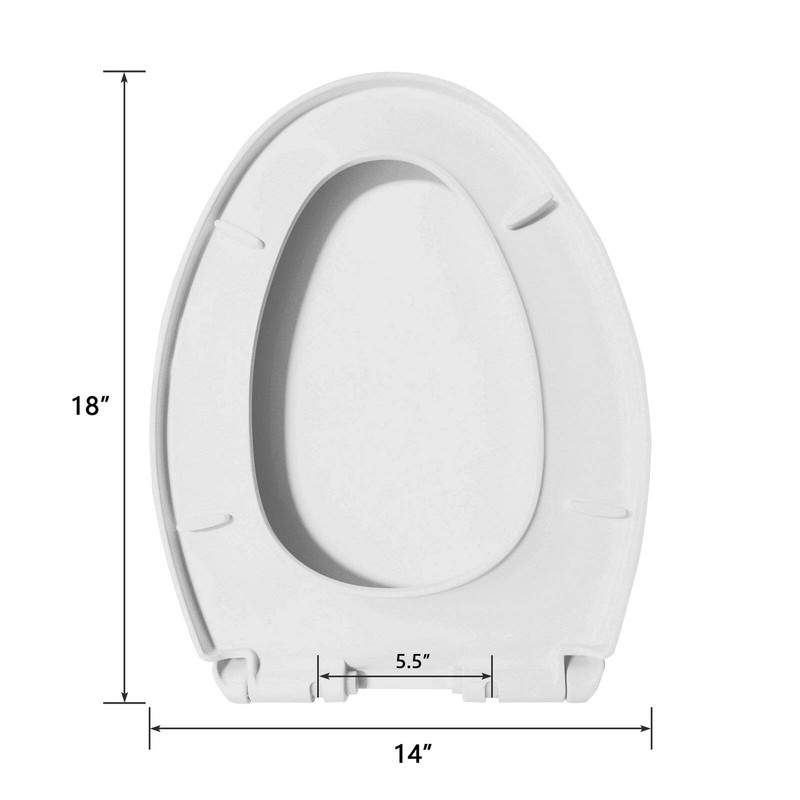 UF Toilet Seat for HOROW HWMT-8737 Elongated Toilet