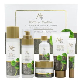 Kit Skincare De Centella Asiática Anti Acné, Grasa. Mc Life