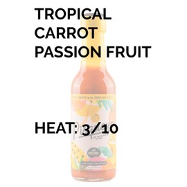 Spicy Sweet Passion Fruit by Pisqueya, Mild Heat Hot Sauce With Flavors of Passion Fruit, Chili Peppers & Garlic, Made With All Natural Ingredients, 5 fl oz Bottle (1-Pack)
