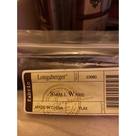 Longaberger Small Ware Basket Liner NEW