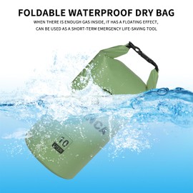 GVANCA Waterproof Dry Bag for Kayaking Lightweight Kayak Bag Roll Top Dry Sack for Beach, Boating, Paddle Boarding, Canoeing