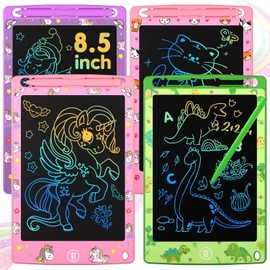 4 Pack LCD Writing Tablet for Kids 8.5 Inch Colorful Electronic Writing Drawing Pads Portable Doodle Board Gifts for Kids Boys Girls 3 4 5 6 Year Old