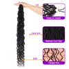 ZRQ Micro Goddess Locs Crochet Braids Hair 24 Inch With